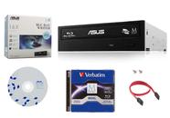 Gravador de Blu-ray ASUS BW-16D1HT 16X interno com disco M de 100 GB