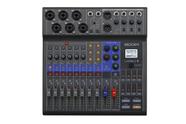 Gravador de podcast Zoom LiveTrak L-8 Bateria Mixer de 8 canais