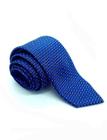 Gravata de Microfibra Azul