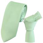 Gravata verde menta tecido trabalhado para padrinhos e eventos