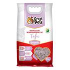 Great pets areia biodegradável de tofu lavanda 2kg