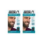 Grecin 5 Barba E Bigode 28G M-100 Castanho Escuro-Kit 2Un