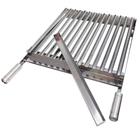 Grelha Argentina Inox Picanheira 60x50 Kit Churrasco Parrila - LAURINDO'S