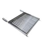 Grelha Argentina Para Churrasco Parrilla 30X50 Inox Premium