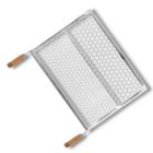 Grelha Churrasco Inox Moeda 60x50 Especial Churrasqueiras - Gudim