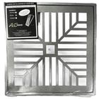 Grelha De Aluminio Com Porta Grelha Quadrada 30X30Cm - AC VENT