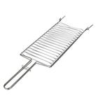 Grelha Dupla Para Churrasqueira Peixe Churrasco Assar Carne Super Grill 01 56cm Mor