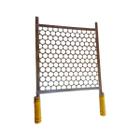 Grelha Galvanizada Tela Moeda Para Churrasqueira 60x40cm - Brassol