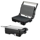 Grelha Grill Chapa Midi Itatiaia Antiaderente1600W Inox 220V Econômico Com Aberturas