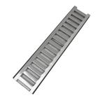 Grelha Inox 304 com Reforço 10x50 Chata com Tela Anti Insetos