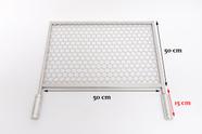 Grelha Moeda 50x50 cm de Inox para Churrascos - Soberano Grill