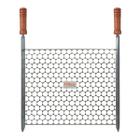 Grelha Moeda Galvanizada Aço Carbono 50x40 Churrasco - Gileus