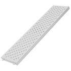 Grelha para Calha de Piso DN 130 Piscina 13x50cm Cinza