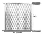 Grelha Para Churrasqueira Moeda Inox 60Cm Larg E Apoio