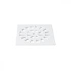Grelha Plastica Herc Quadrada Branca 10X10 289 ./ Kit Com 6