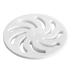 Grelha redonda pvc branco 150mm amanco