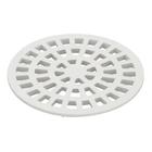 Grelha Redonda PVC Branco 15cm - Astra