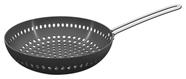 Grelha Wok Furada Tramontina Churrasco em Alumínio Anodizado com Cabo 26 cm