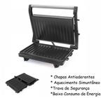 Grill Elétrico Sanduicheira 2 Chapas Antiaderentes 220volts - A5