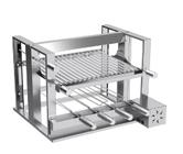 Grill Elevatório com espeto elétrico med 60x50 Inox 430 - KITE