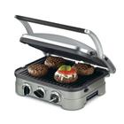 Grill Panini em Aço Escovado GR-4NBR 127V Cuisinart