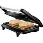 Grill Panini Lenoxx Inox Black 850W 2 em 1 PGR165