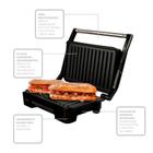 Grill Sanduicheira Mallory ChefPro 900W Black Inox Antiaderente Com Coletor Gordura