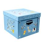 GroWings  Baby Keepsake Box, Baby Memory Box  Caixa de presentes de lembrança azul grande para qualquer bebê recém-nascido ou baby girl  Caixa de armazenamento de memória forte, durável e dobrável