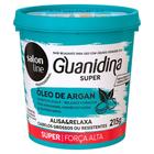 Guanidina Óleo de Argan Super Alisa e Relaxa Salon Line 215g