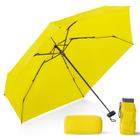 Guarda-chuva de viagem LEAGERA Compact com estojo amarelo leve