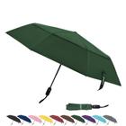 Guarda-Chuva de Viagem TradMall - Dossel Duplo Ventilado (114cm) - Verde Escuro