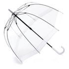 Guarda-chuva Fulton Birdage branco transparente em PVC 94cm de comprimento