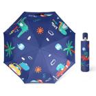 Guarda-chuva Hannstar Kids dobrável à prova de vento anti-UV com refletor