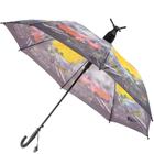 Guarda Chuva Infantil Automático Menino Com Apito e Copinho