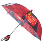 Guarda-chuva infantil para meninos da Disney, guarda-chuva relâmpago ou Mickey Mouse para crianças e meninos, preto/vermelho, idade 3-6 EUA