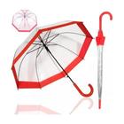 Guarda-chuva Infatil Transparente Vermelho - Fazzoletti