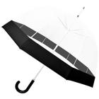 Guarda-chuva Kung Fu Smith Clear Bubble para mulheres de 130 cm de diâmetro