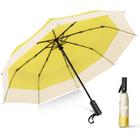 Guarda-chuva LEAGERA Compact Small Travel Arc 116 cm amarelo