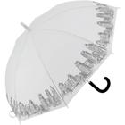 GUARDA-CHUVA Transparente Gotas (S) 82CM