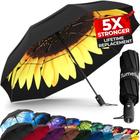 Guarda-chuva TUMELLA Strongest Windproof Travel Compact de 42 polegadas