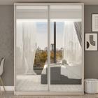 Guarda-Roupa 2 Portas de Correr com Espelho 3 Gavetas Belluno Rr Móveis