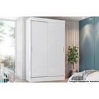 Guarda Roupa 2 Portas de Correr e 2 Gavetas Briz B351 Branco - Henn