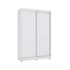 Guarda Roupa 2 Portas de Correr e 2 Gavetas c/Pés N571 Branco - Kappesberg