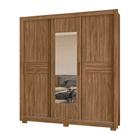 Guarda Roupa 3 Portas Deslizantes com Espelho Canadá Naturale 987022 Moval