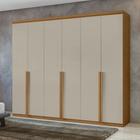 Guarda-roupa 6 Portas 4 Gavetas 100% Mdf Alonzo