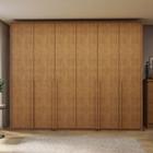 Guarda-roupa 6 Portas 6 Gavetas 100% Mdf Detroid