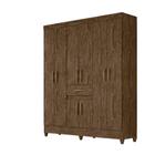 Guarda Roupa 8 Portas Portugal Castanho Wood 835331 Moval