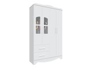 Guarda Roupa Bebê Moveis Peroba Lisi 04 portas MDF