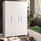 Guarda Roupa Branco 3 Portas - 124 cm - FÊNIX