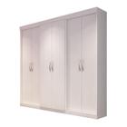 Guarda-Roupa Branco 6 Portas Casal Édez Pine